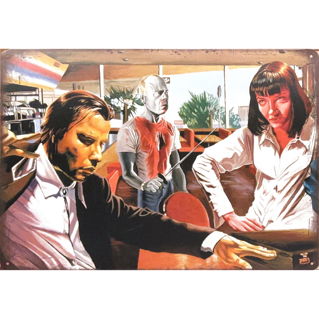 Pulp Fiction Tin Poster (30cm x 40cm)