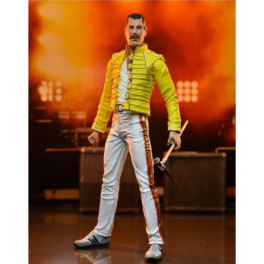 NECA - Queen Freddie Mercury Yellow Jacket Action Figure