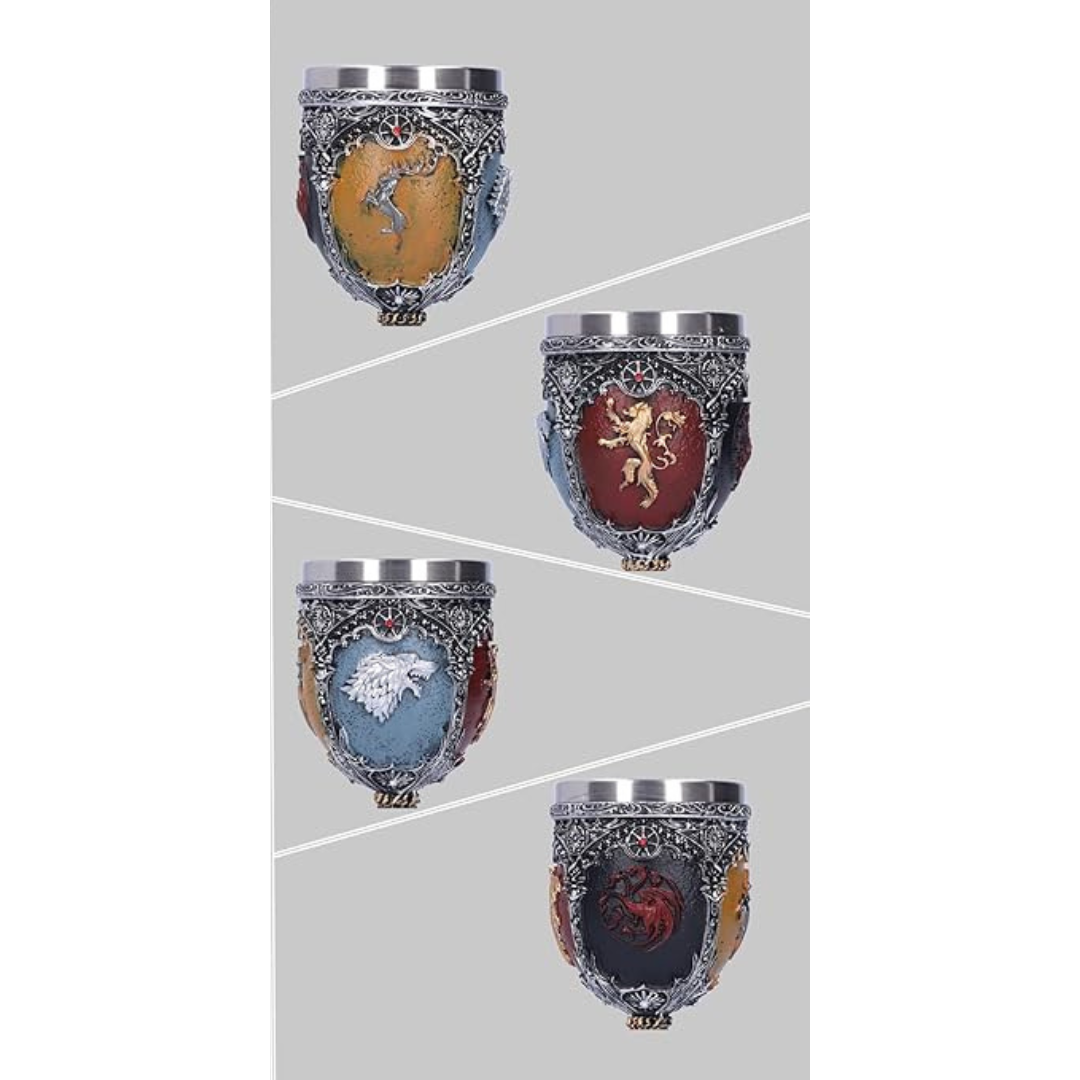 Game of Thrones Goblet - Sigil of the Great Houses