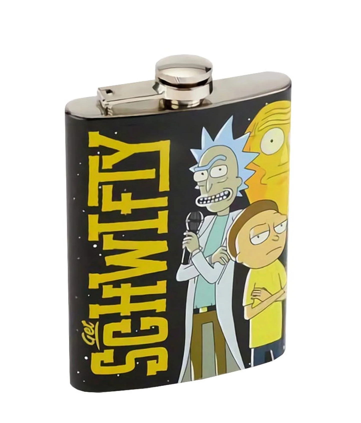 Rick and Morty Stainless Steel 8 oz. Flask