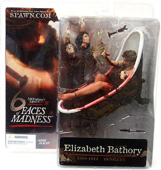 McFarlane Toys 6 Faces Of Madness Elizabeth Bathory Nipple 1560-1614 Hungary McFarlane's Monsters III