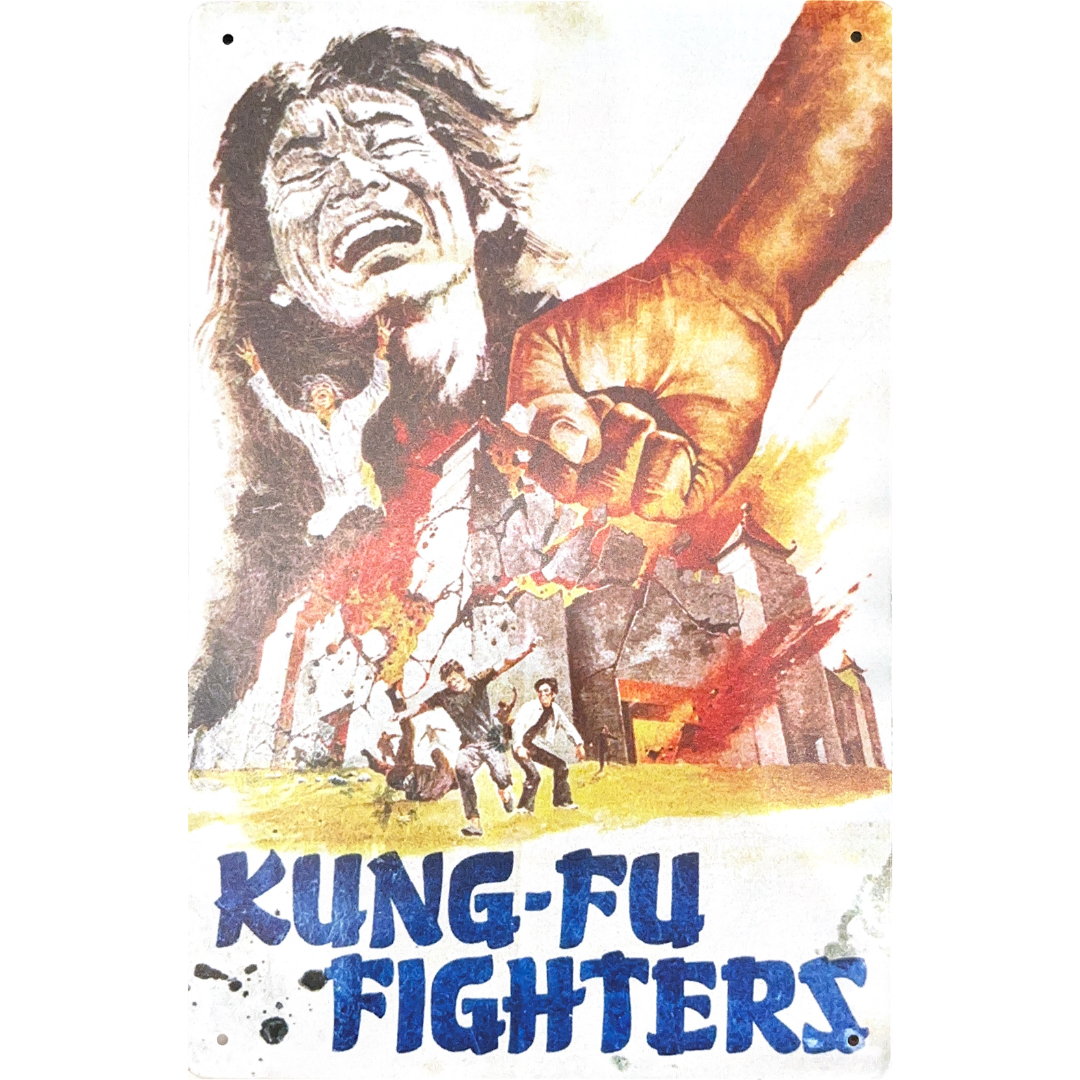 Kung Fu Fighters 1974 Film Tin Poster (20x30cm)