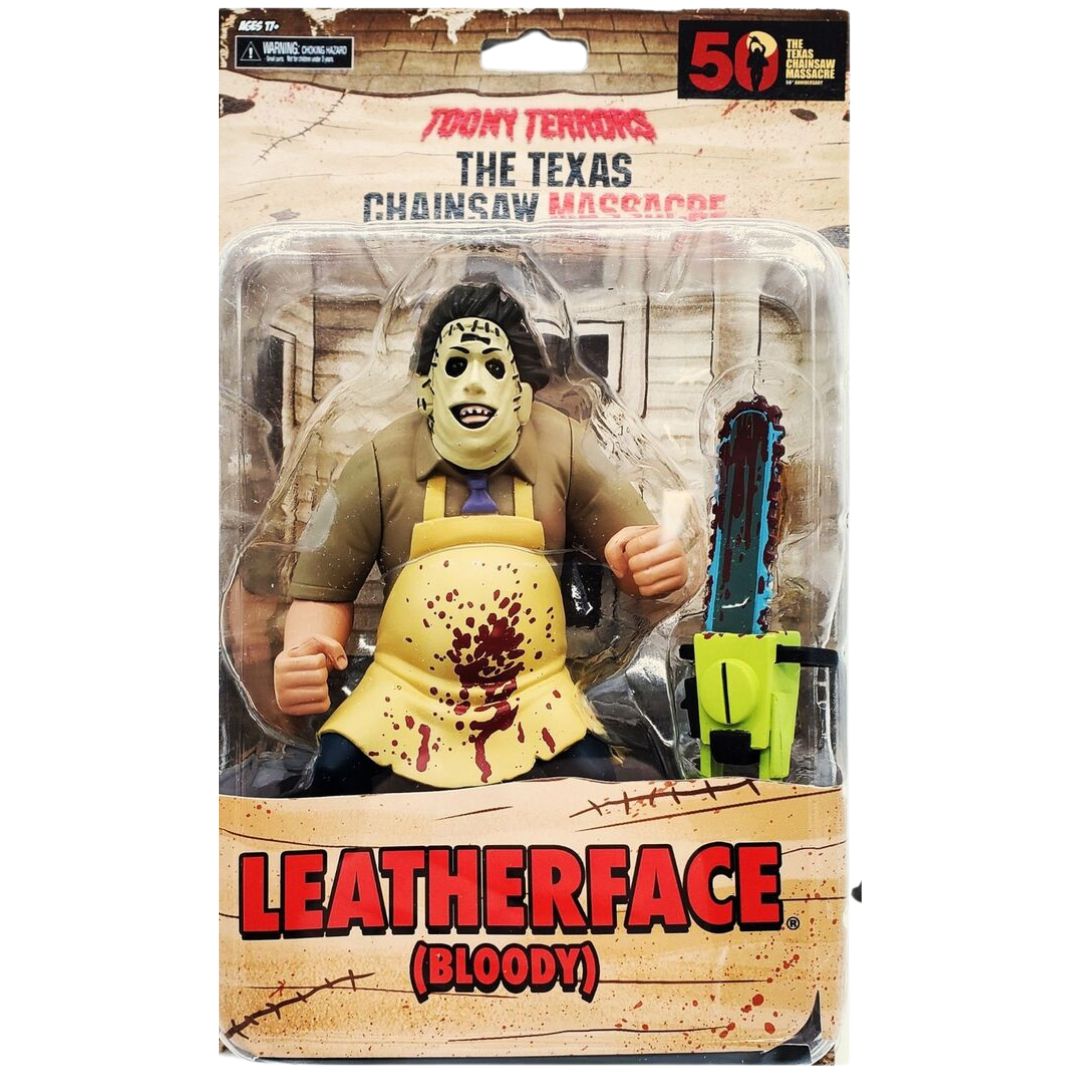 NECA - Leatherface (Texas Chainsaw Massacre Toony Terrors) Bloody Figure