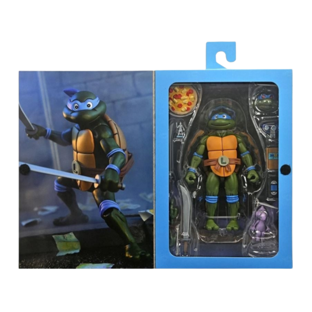 NECA (Teenage Mutant Ninja Turtles) Action Figure Leonardo Leads VHS 18 cm