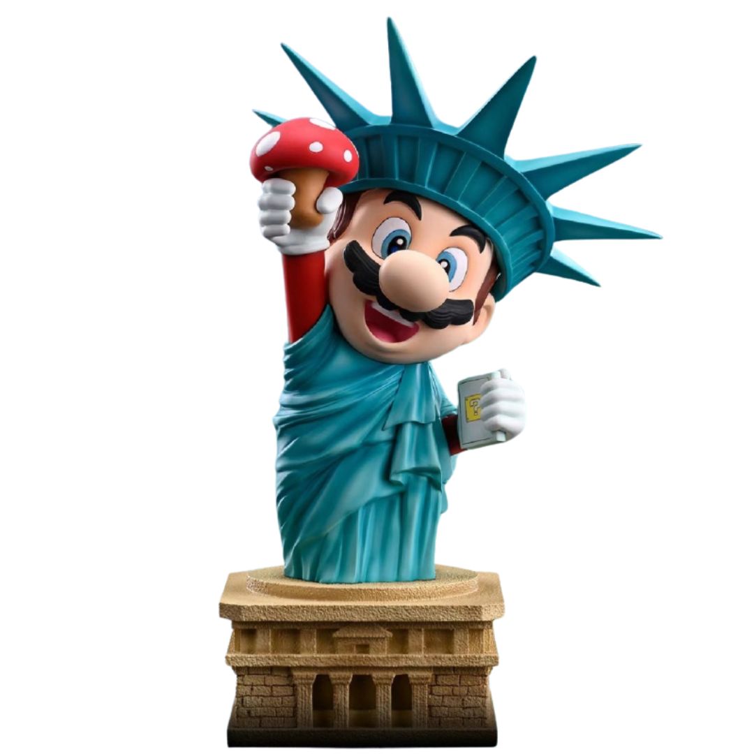 Super Mario as the Statue Of Liberty 20 cm Figure