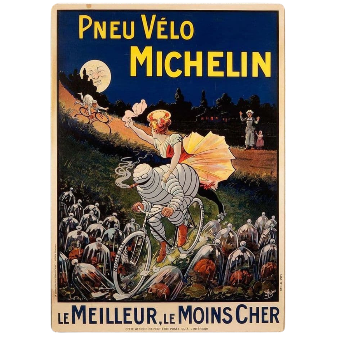 Pneu Velo Michelin Tin Poster (20x30cm)