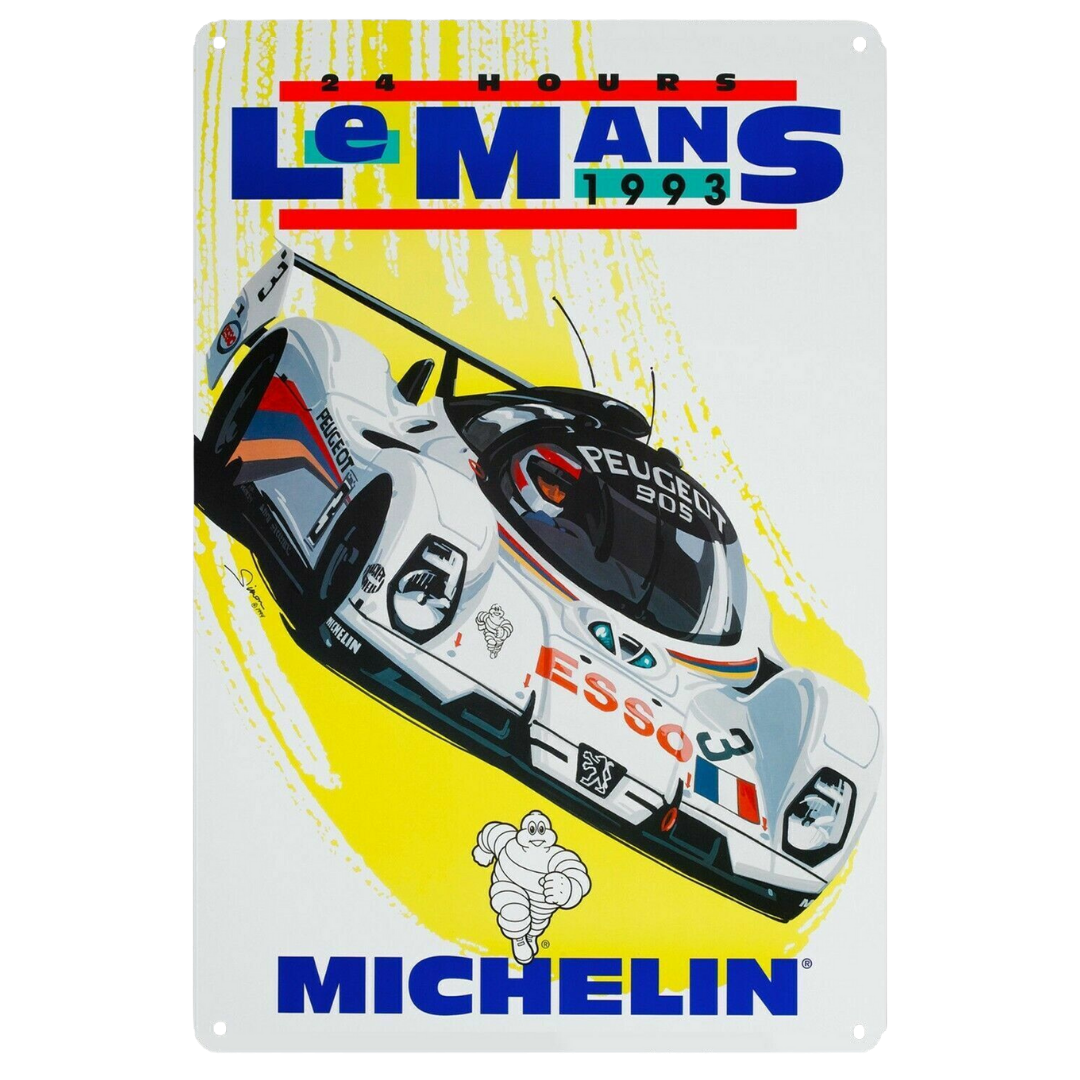 Michelin Le Mans Tin Poster (40cm x 30cm)