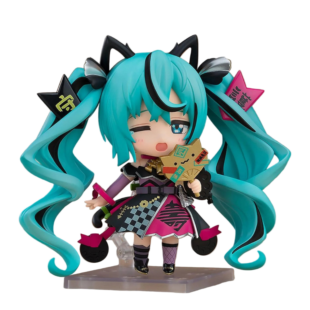 Good Smile Company Hatsune Miku Black Maneki Miku Ver. Figure, 3.9 inches (10 cm), Nendoroid #2759