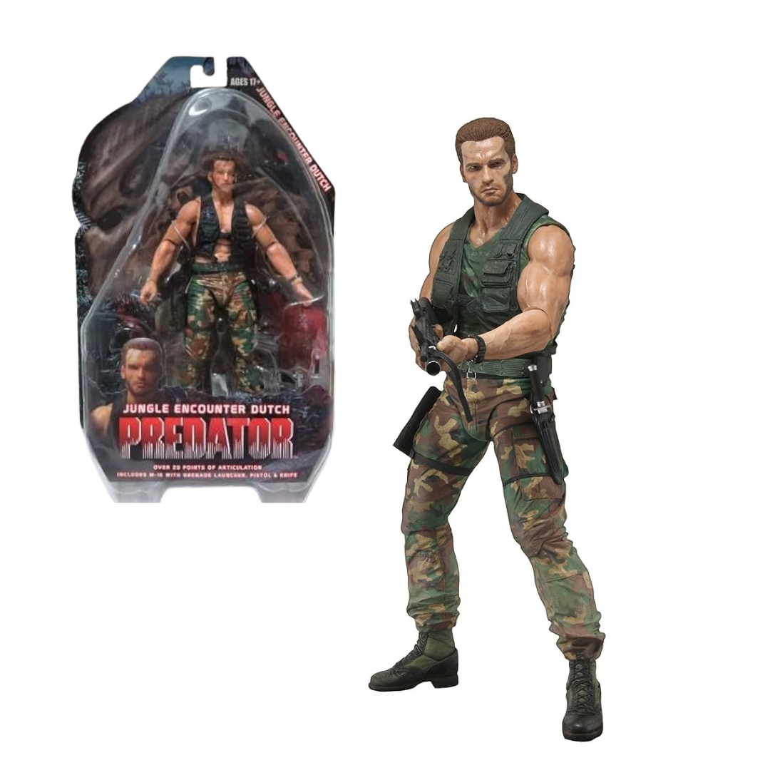 NECA (Predator) Series 9 Jungle Encounter Dutch 7" Action Figure