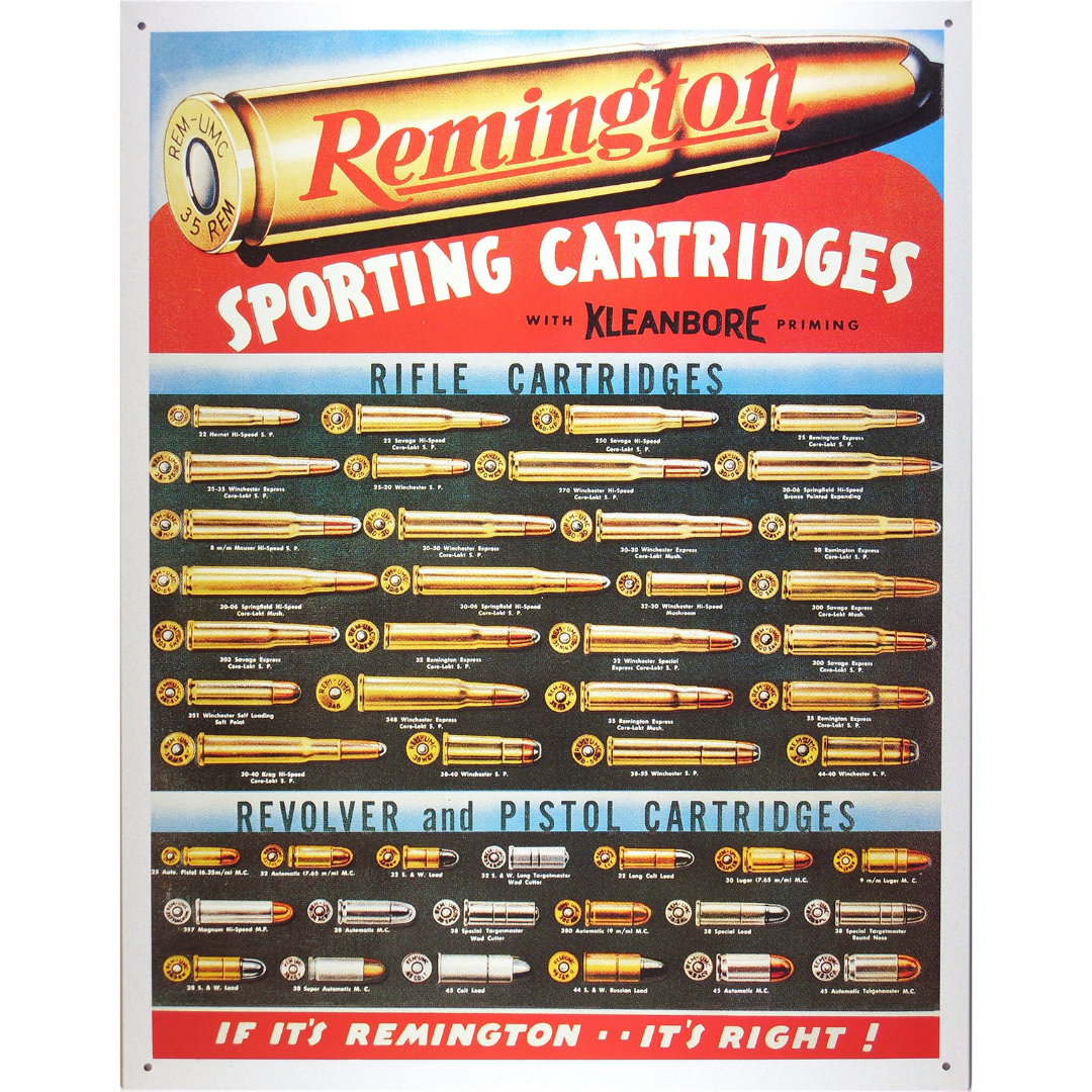 Remington Tin Poster (30cm x 40cm)