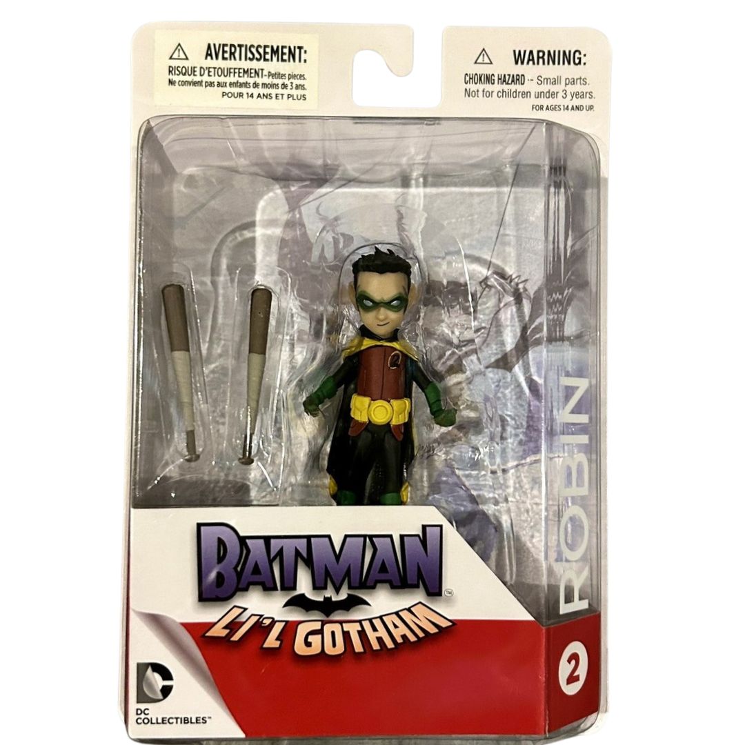 DC Collectibles Li'l Gotham: Robin (Batman) 4" Action Figure
