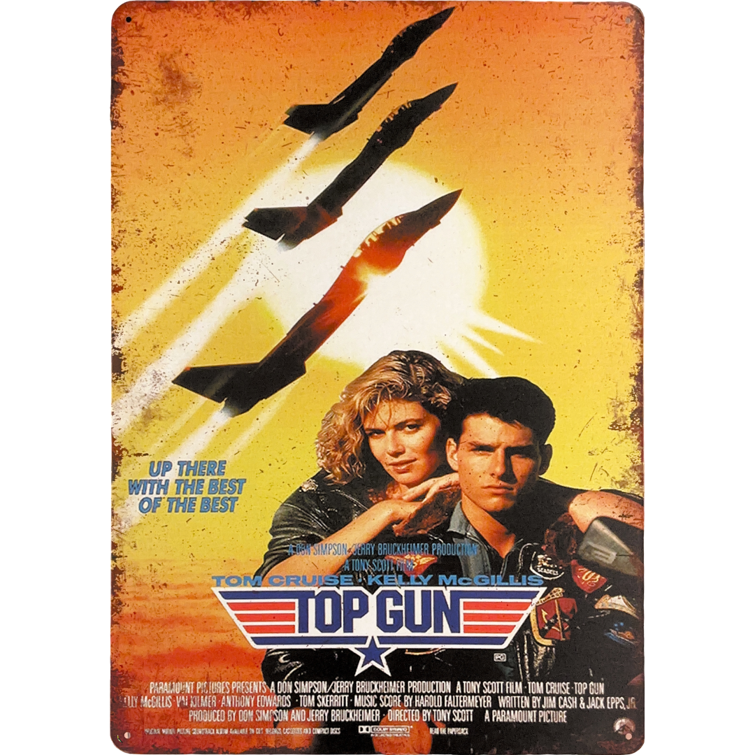 Top Gun Tin Poster (30x40cm)