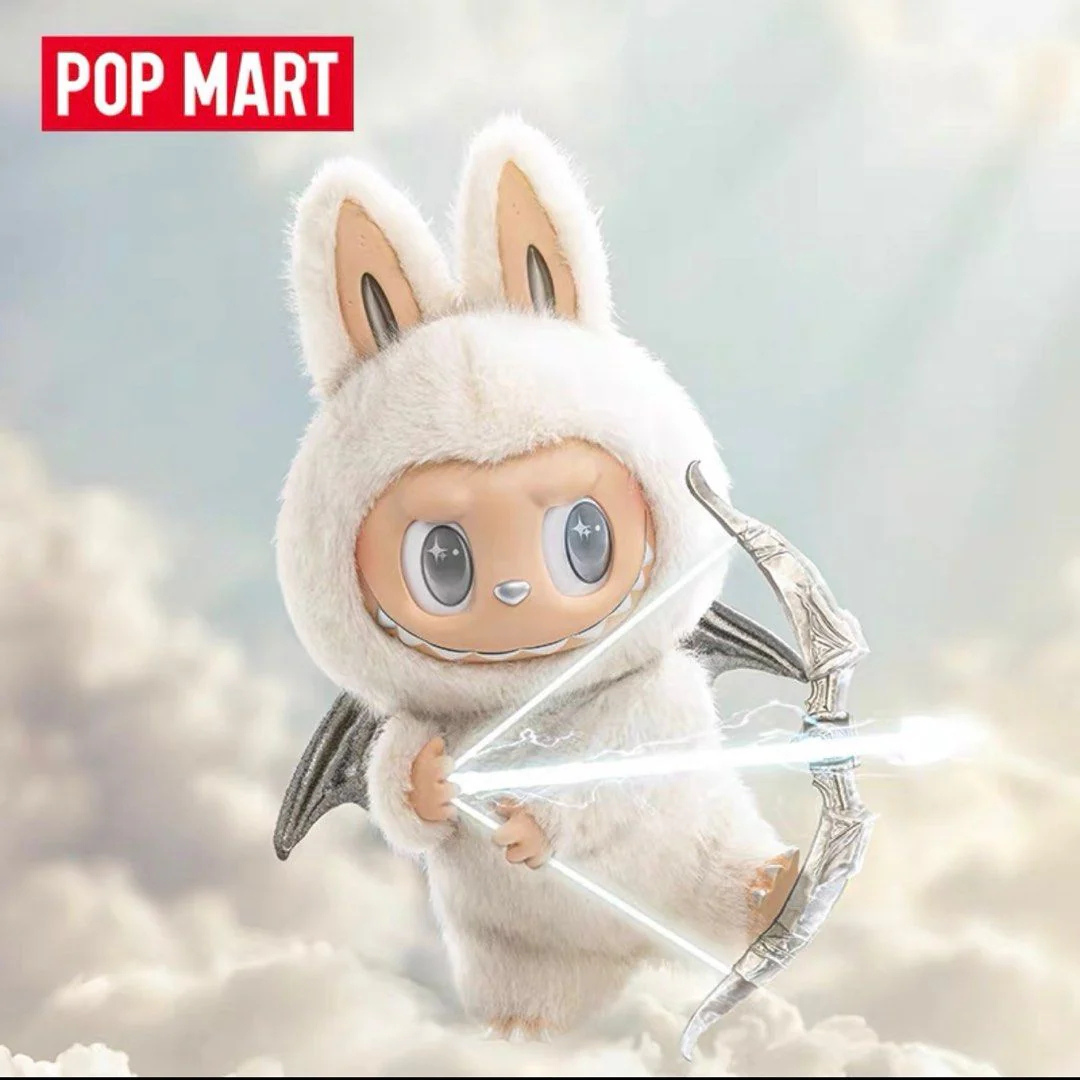 Pop Mart Original Zimomo Labubu The Monsters Angel in Clouds 58cm