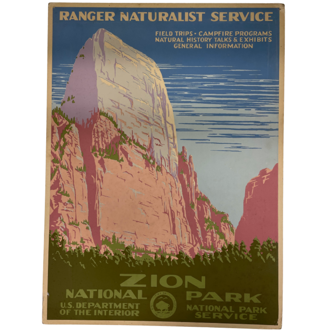 Zion National Park Tin Poster (30cm x 40cm)
