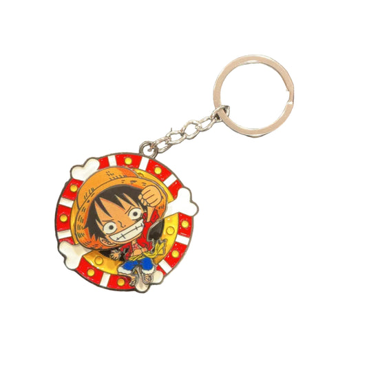 Luffy Rotating One Piece Metal Keychain