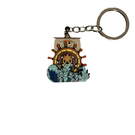 Thousand Sunny One Piece Metal Keychain
