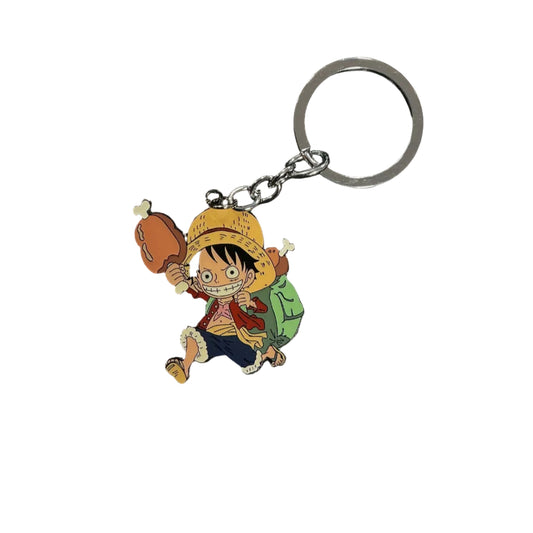 Sabaody Luffy One Piece Metal Keychain