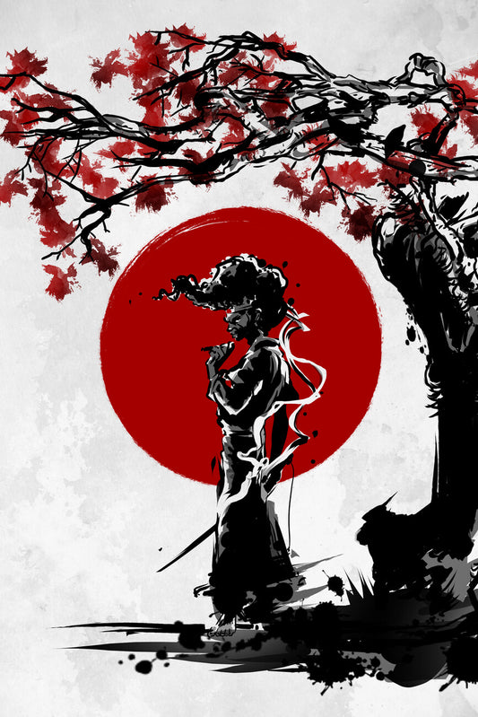 Afro Under the Sun (Afro Samurai) Tin Poster (30x20cm)