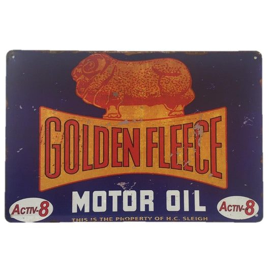 Golden Fleece Motor Oil Tin Poster (30x40cm)