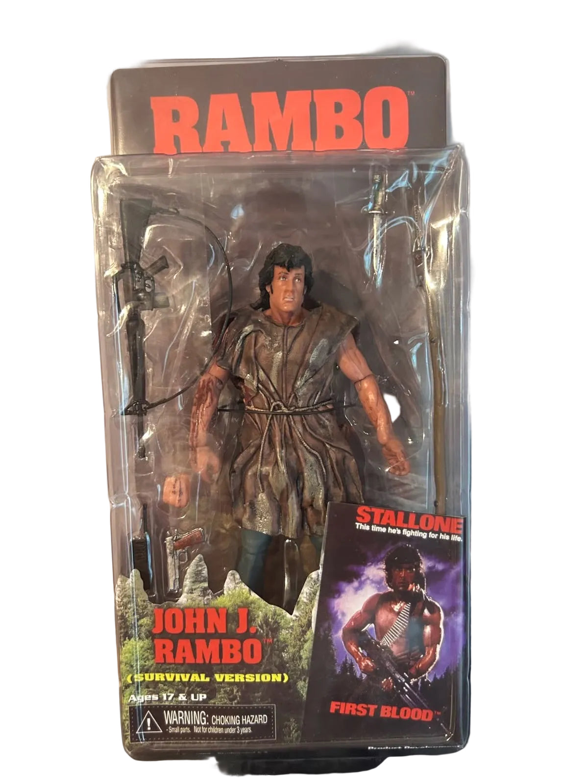NECA First Blood John J. Rambo (Survival Version) Action Figure (17.7cm)