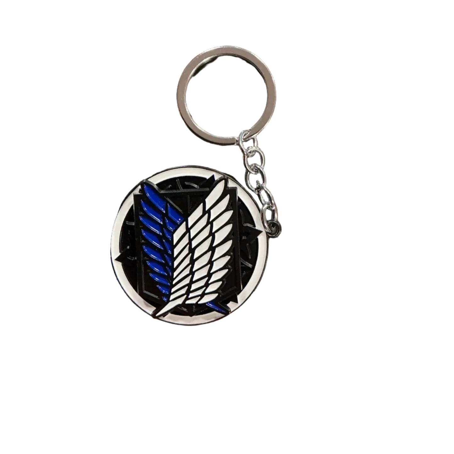 Attack on Titan Spinning Wings of Freedom Keychain (Metal)