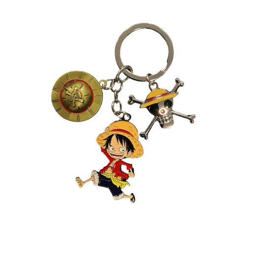Luffy 3in1 One Piece Metal Keychain
