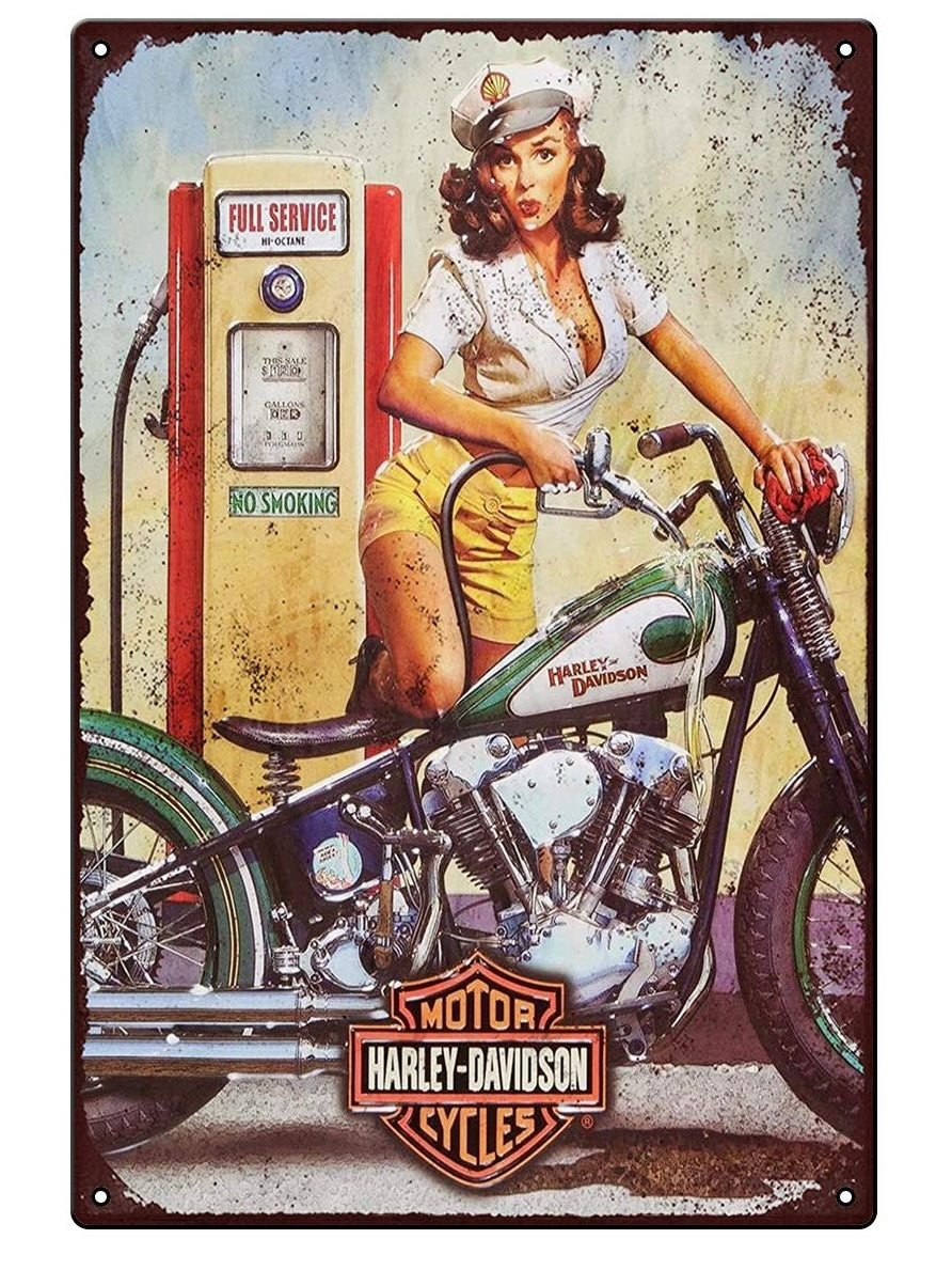 Harley Davidson Tin Poster (40x30cm)