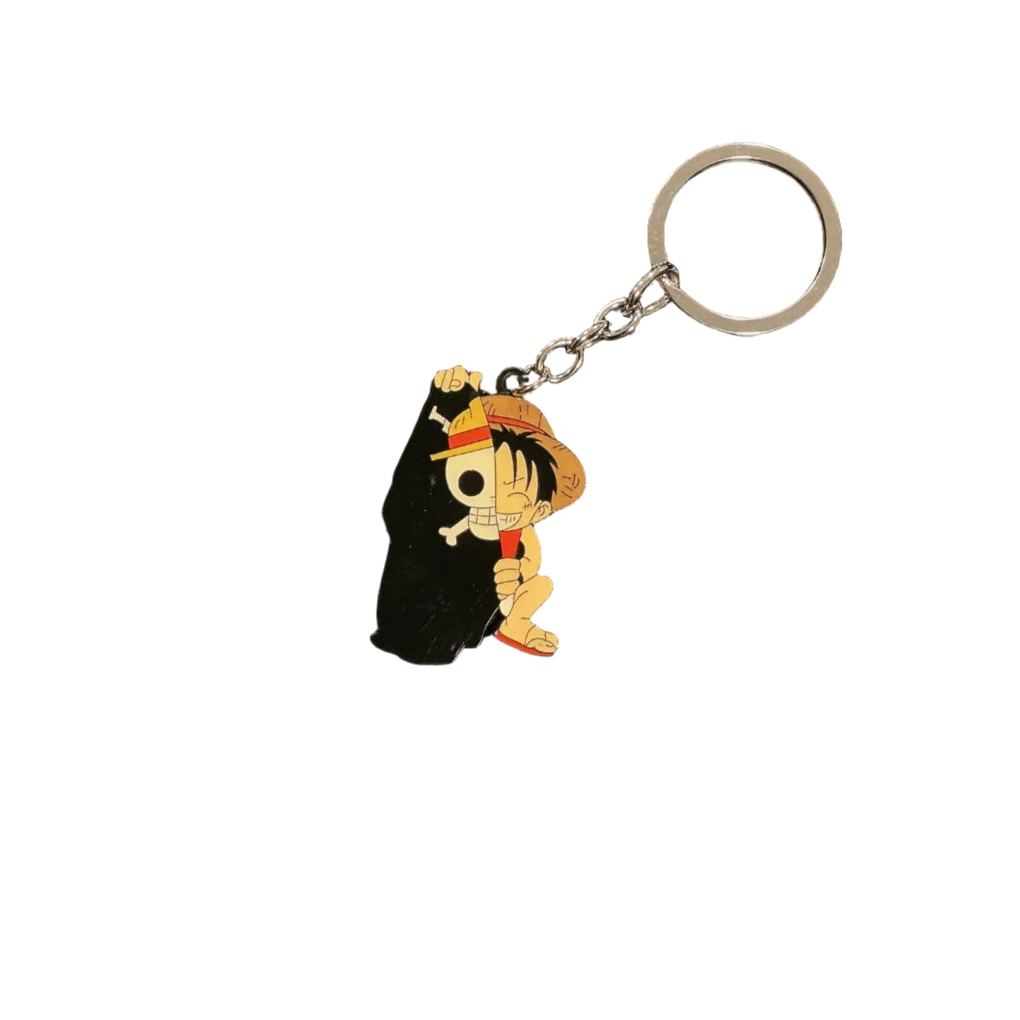 Luffy One Piece Metal Keychain