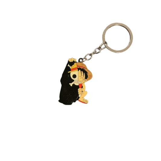 Luffy One Piece Metal Keychain