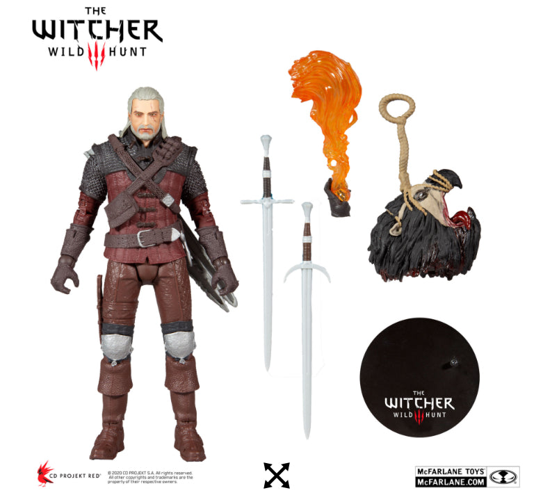 McFarlane Toys (The Witcher Wild Hunt) Geralt Of Rivia (Wolf Armor)