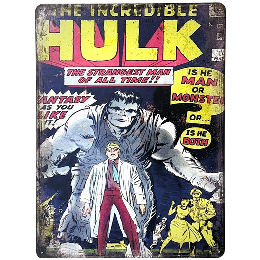 The Incredible Hulk Tin Poster (40cm x 30cm)