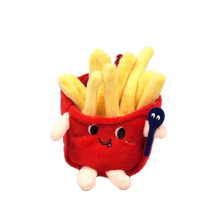 French Fries Plushie Bag Charm