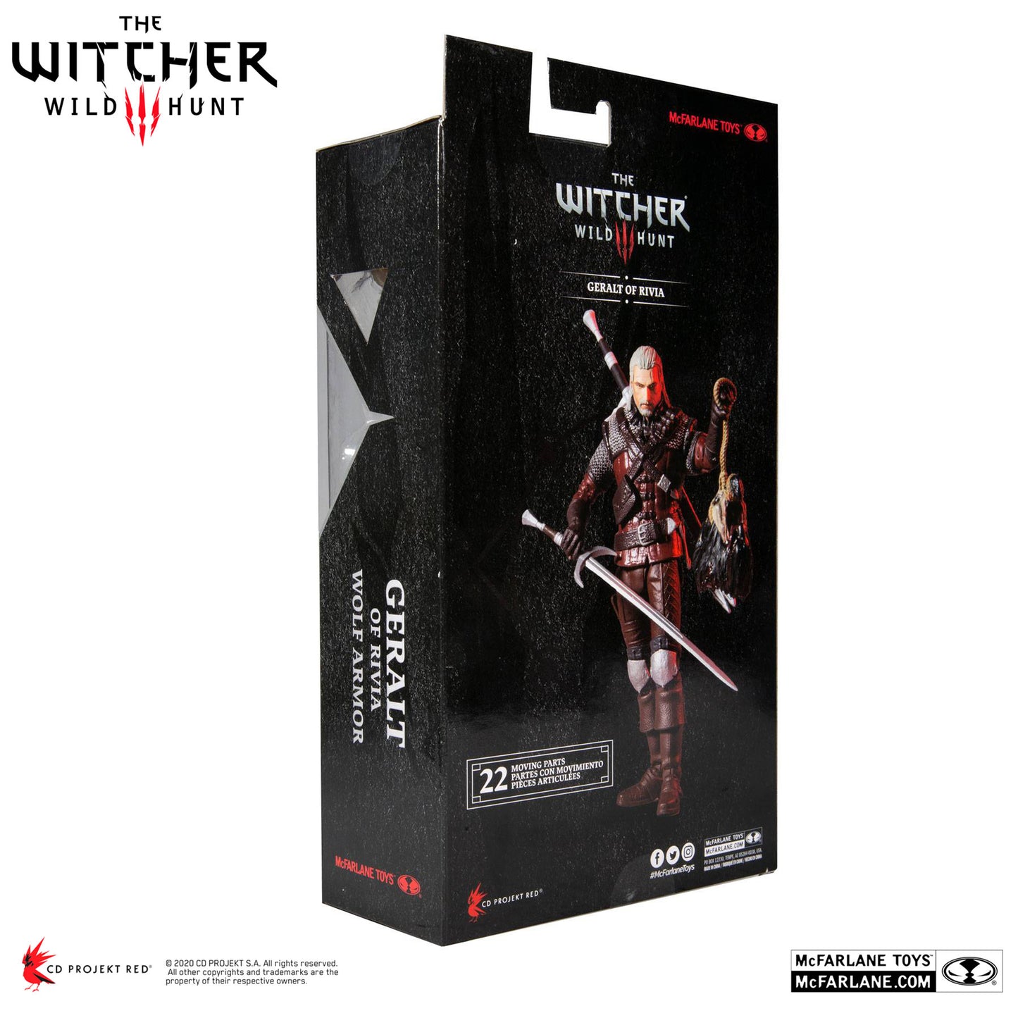 McFarlane Toys (The Witcher Wild Hunt) Geralt Of Rivia (Wolf Armor)