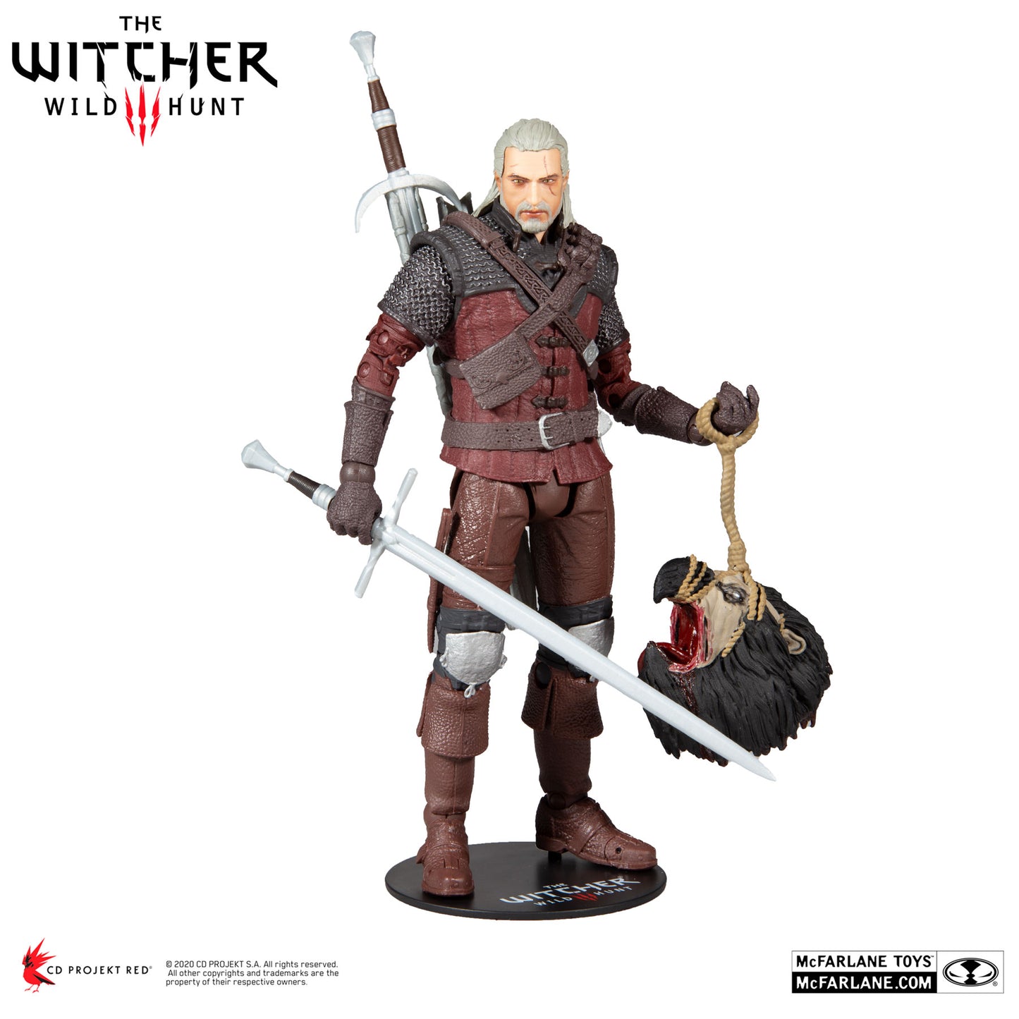 McFarlane Toys (The Witcher Wild Hunt) Geralt Of Rivia (Wolf Armor)