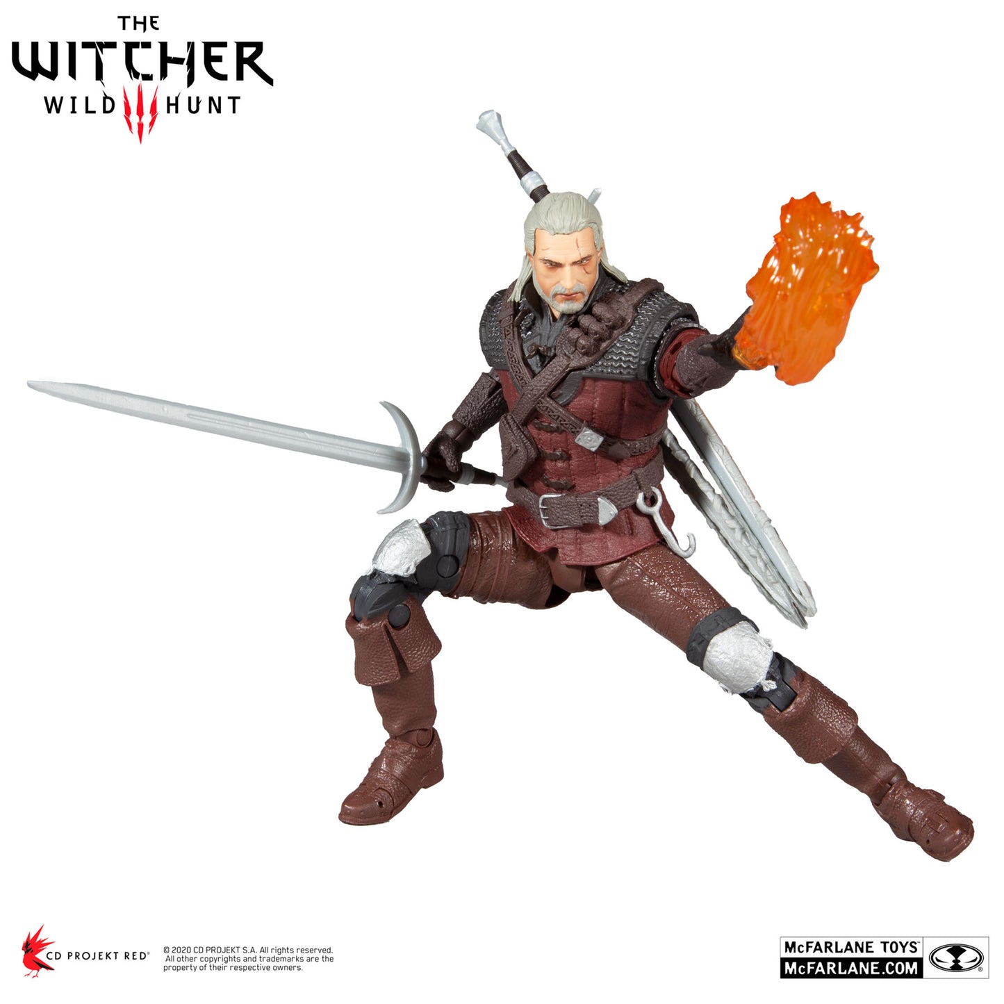 McFarlane Toys (The Witcher Wild Hunt) Geralt Of Rivia (Wolf Armor)