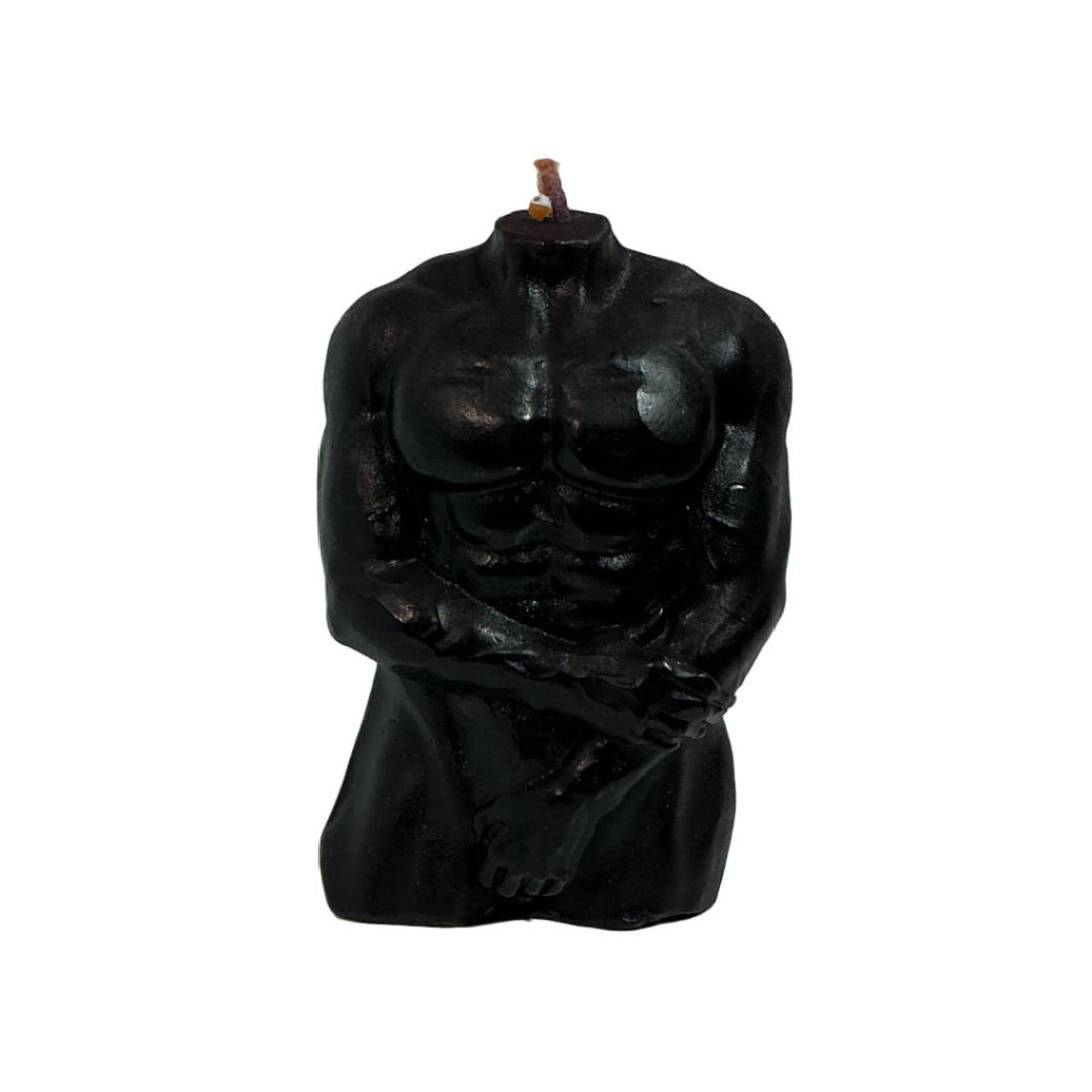 Male Body Candle with arms
