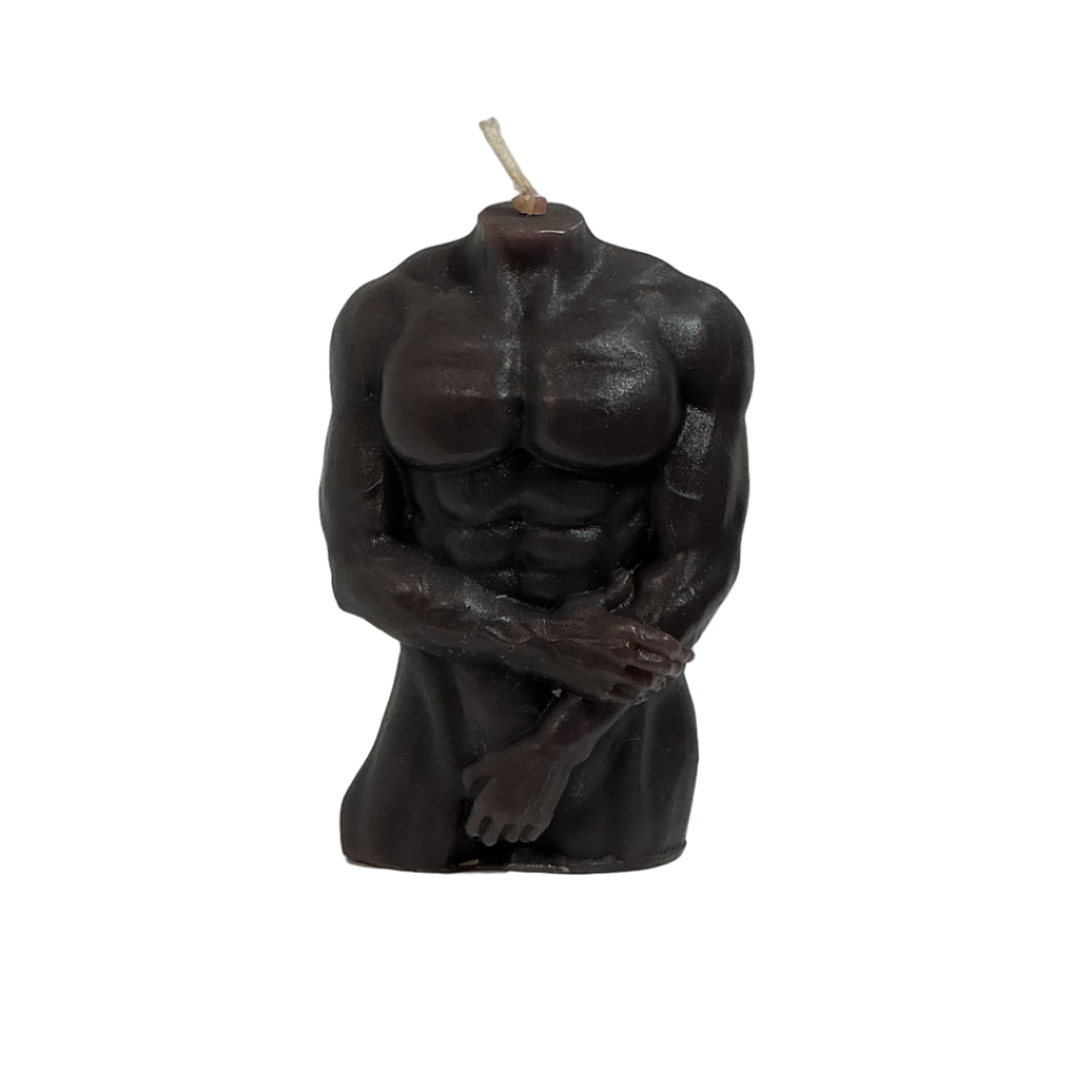 Male Body Candle with arms