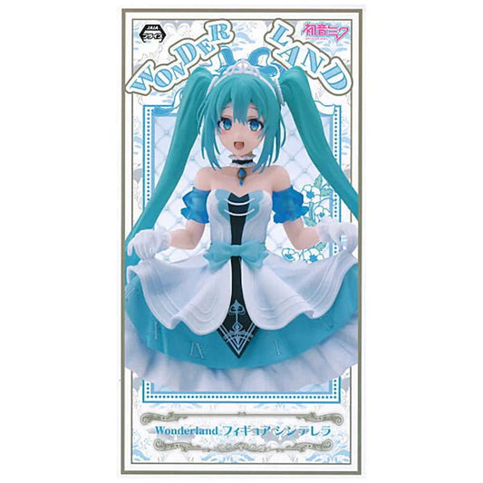 Hatsune Miku Wonderland Figure Hatsune Miku Cinderella China Exclusive Color Taito 18cm
