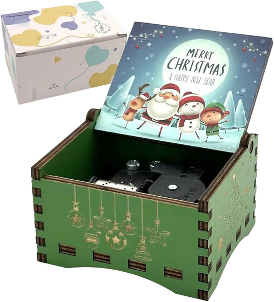 Merry Christmas, Happy New Year Music Box (Manual)