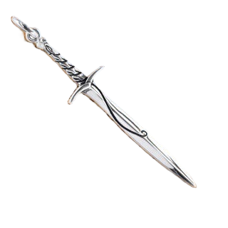 Bilbo’s Sword Silver Keychain