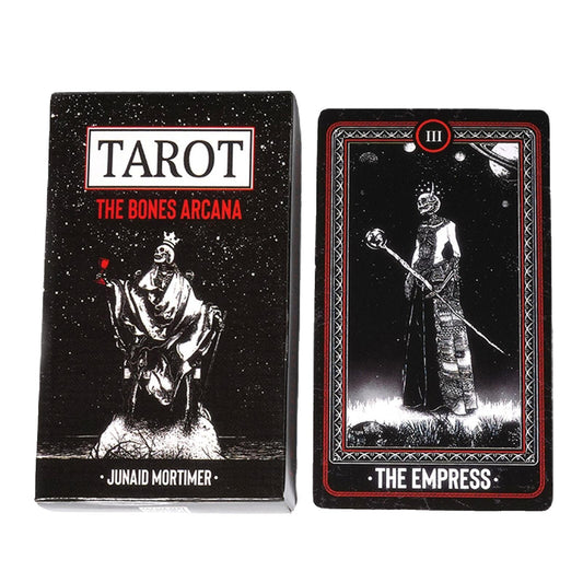 Tarot card set with 'The Empress' card displayed next to its packaging.