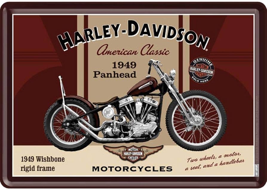 Harley Davidson Tin Poster (40x30cm)