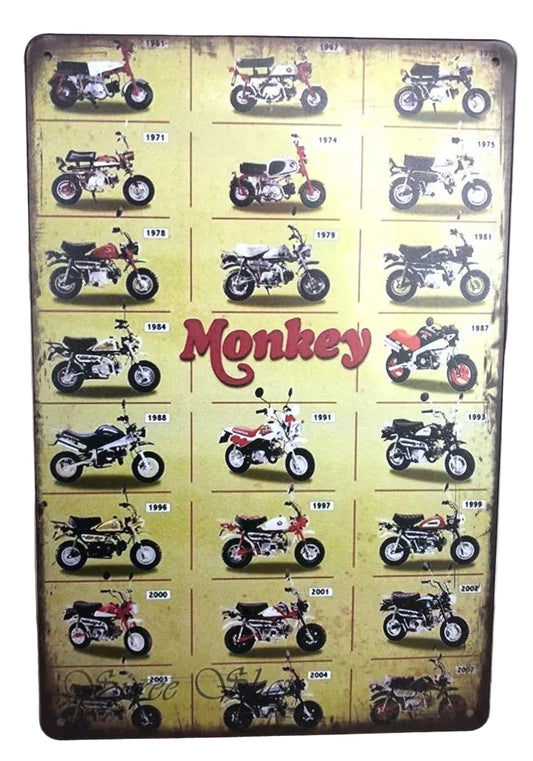 Honda Monkey Z-series Tin Poster (30x40cm)