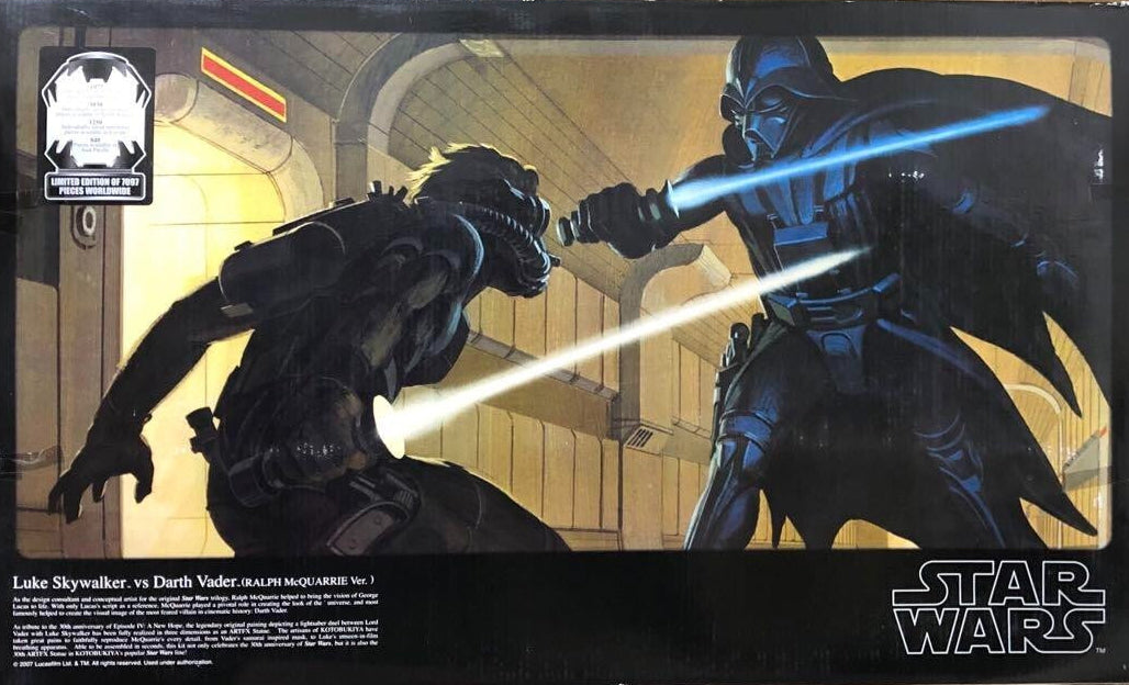 Kotobukiya Star Wars ARTFX Luke Skywalker VS Darth Vader Lightsaber Duel (1/7Scale)
