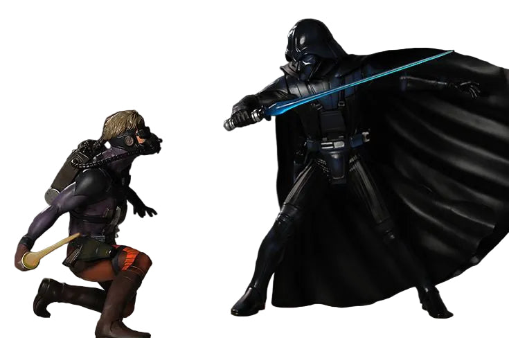 Kotobukiya Star Wars ARTFX Luke Skywalker VS Darth Vader Lightsaber Duel (1/7Scale)