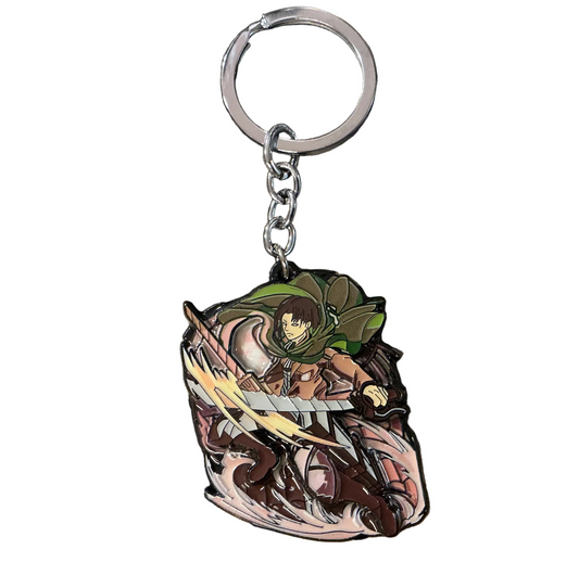 Attack on Titan Levi Keychain (metal)