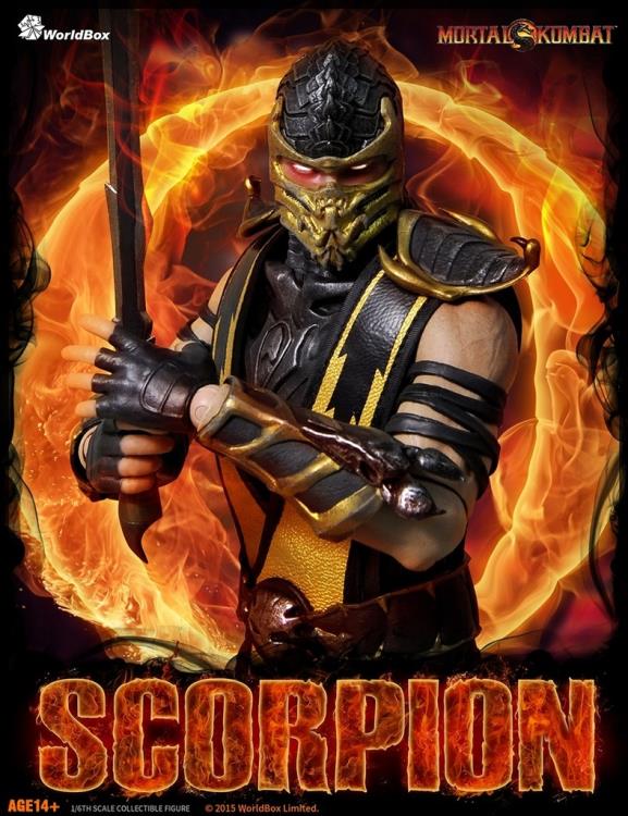 WorldBox 1/6 Scale (Mortal Kombat) Scorpion Action Figure