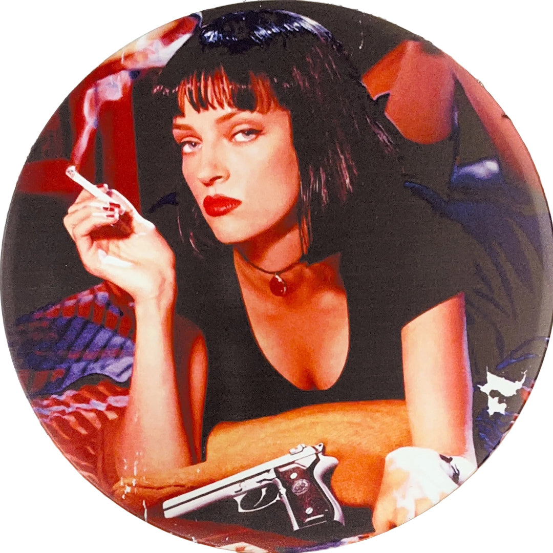 Pulp Fiction Round Tin Poster