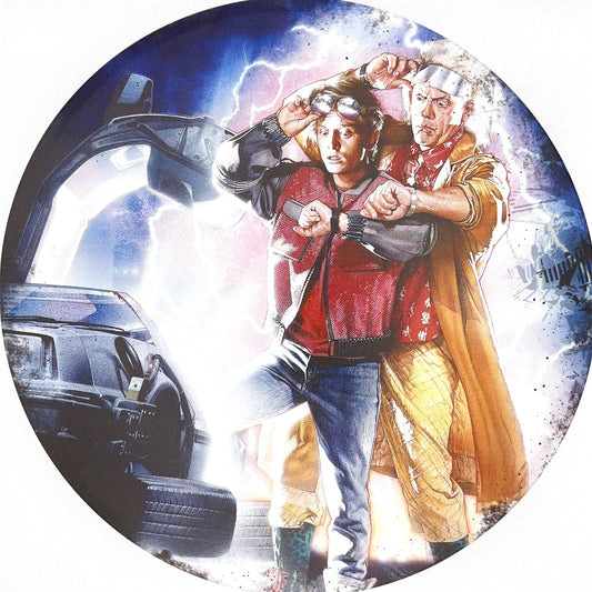 Back To The Future Round Tin poster