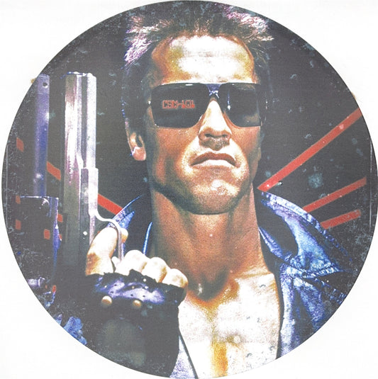 Terminator Round Tin Poster